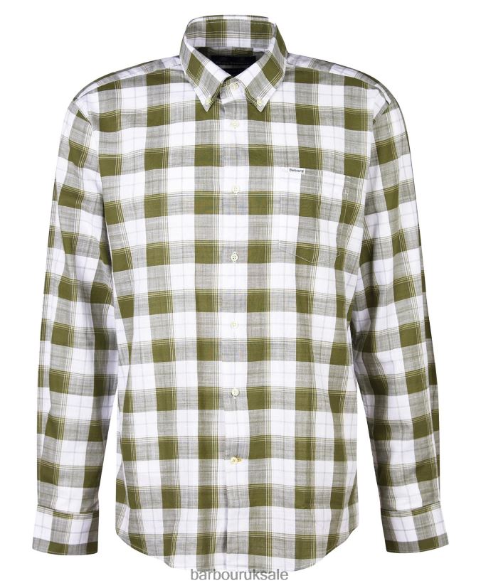 Broxfield Regular Checked Shirt Barbour Men R08LB6485 Clothing Classic Blue