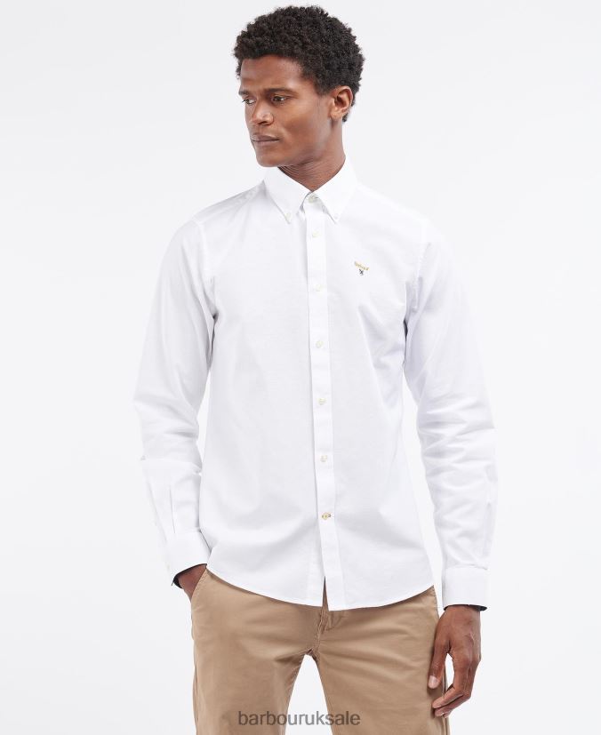 Camford Tailored Shirt Barbour Men R08LB6372 Clothing Classic Navy
