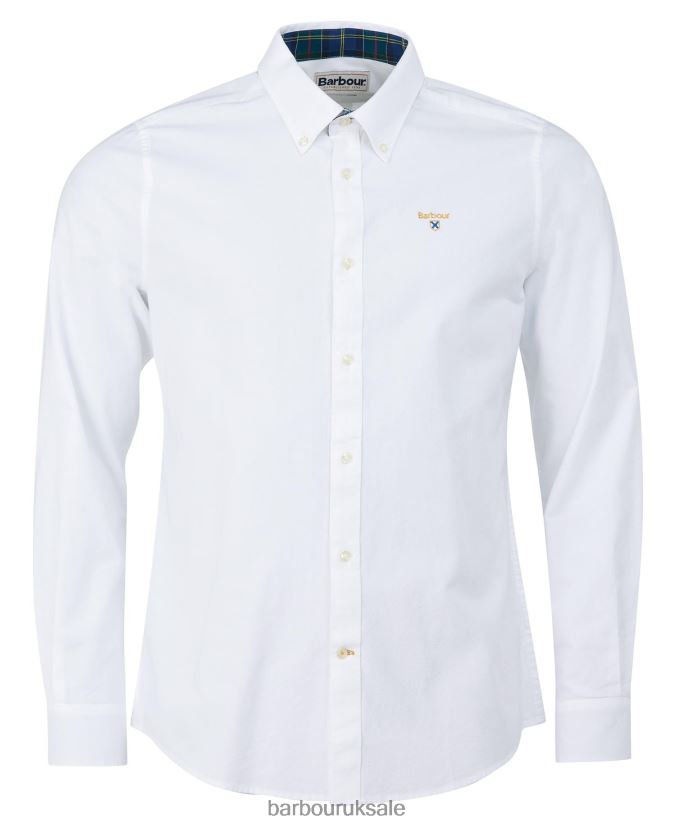 Camford Tailored Shirt Barbour Men R08LB6372 Clothing Classic Navy