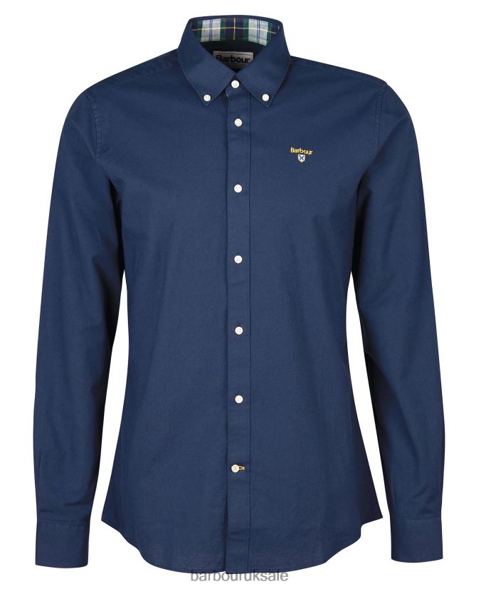 Camford Tailored Shirt Barbour Men R08LB6422 Clothing White
