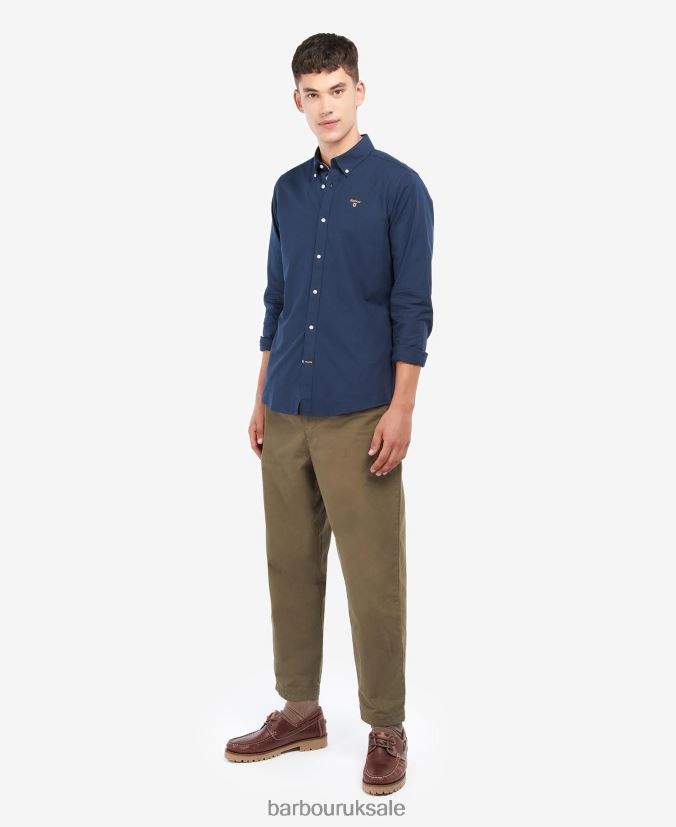 Camford Tailored Shirt Barbour Men R08LB6422 Clothing White