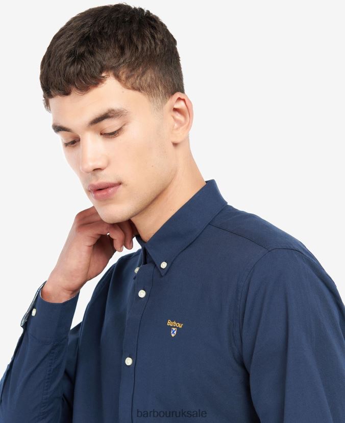 Camford Tailored Shirt Barbour Men R08LB6422 Clothing White