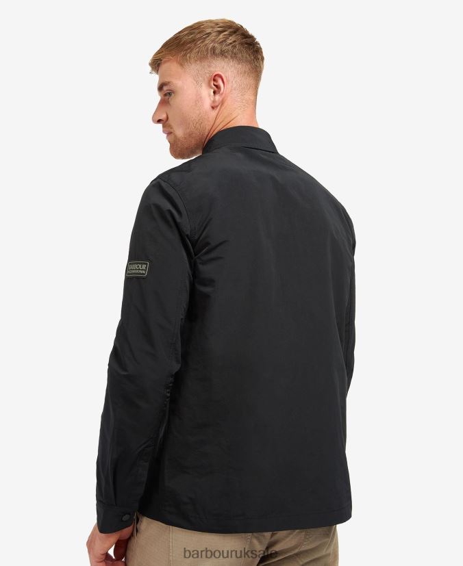 Cylinder Overshirt Barbour Men R08LB6510 Clothing Classic Black