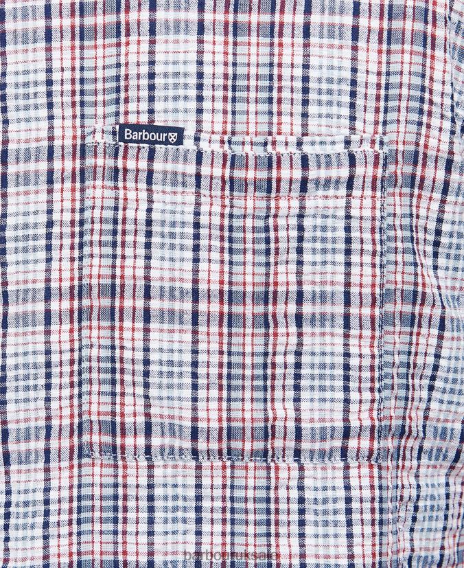 Deanhill Short Sleeve Summer Shirt Barbour Men R08LB6515 Clothing Classic Pink