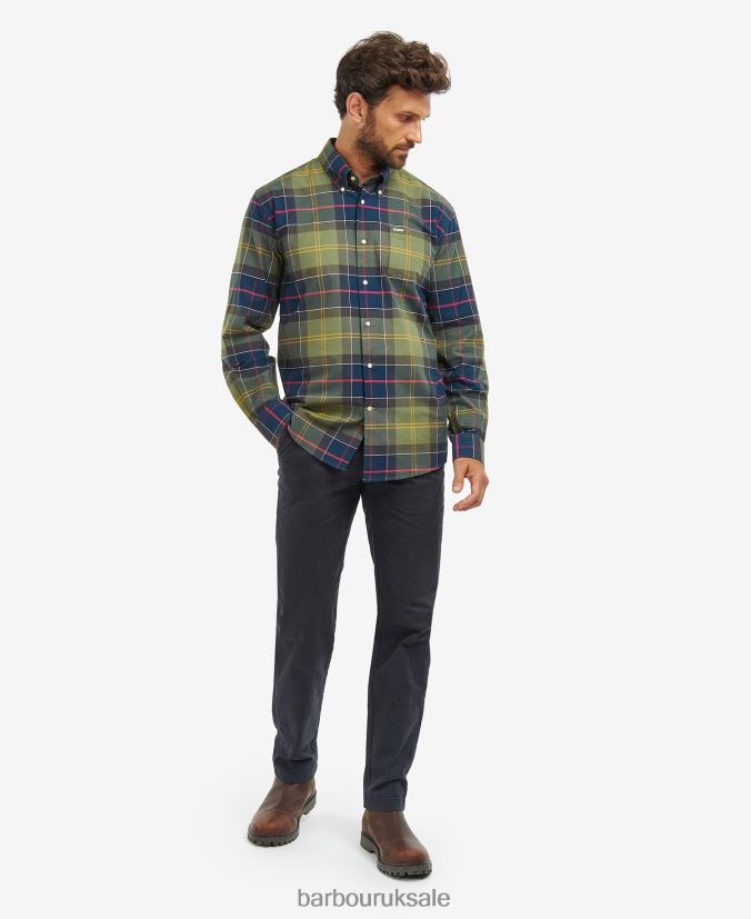 Eden Regular Tartan Shirt Barbour Men R08LB6386 Clothing Classic Tartan
