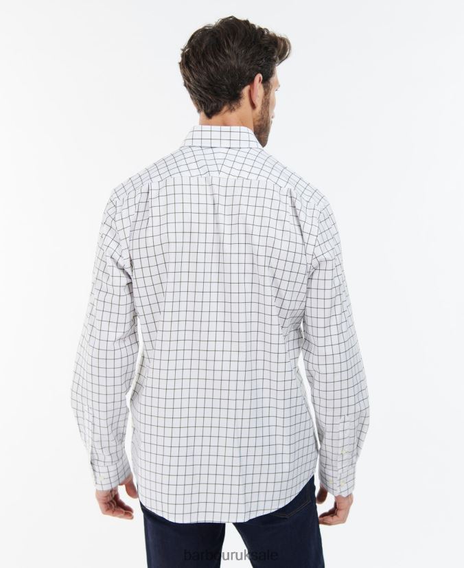 Hanstead Country Active Shirt Barbour Men R08LB6458 Clothing Mid Olive