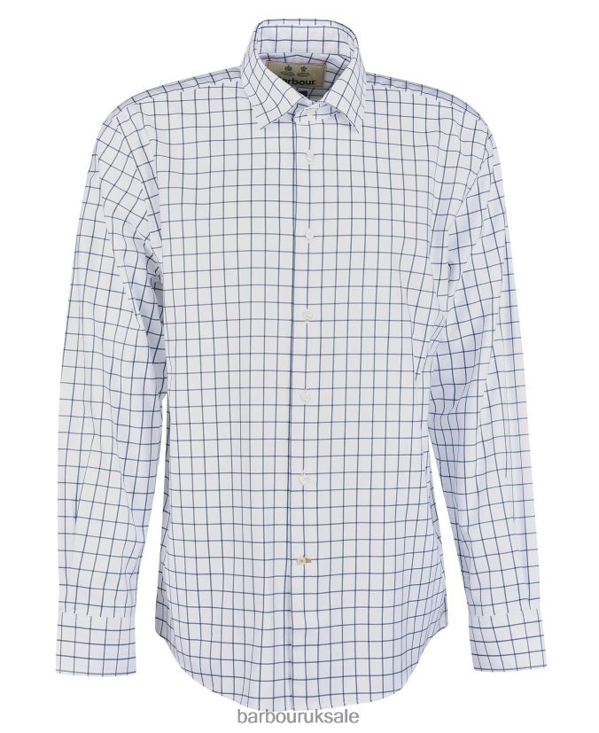Hanstead Country Active Shirt Barbour Men R08LB6469 Clothing Mid Olive