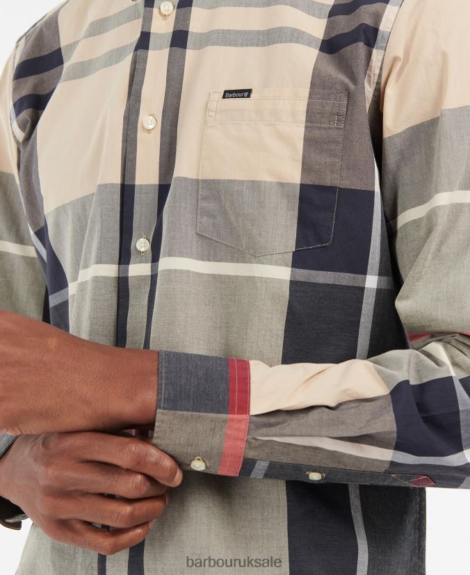 Harris Tailored Shirt Barbour Men R08LB6306 Clothing Summer Navy