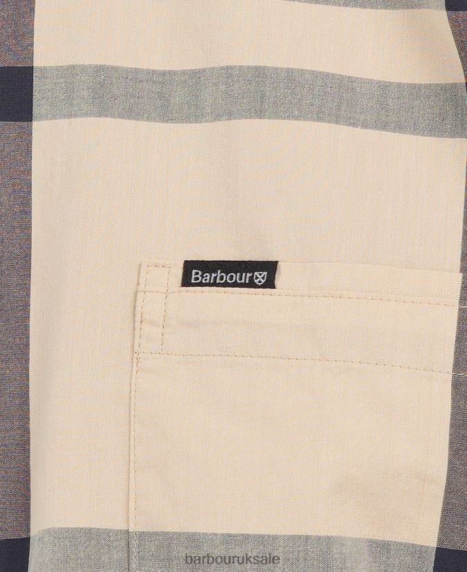 Harris Tailored Shirt Barbour Men R08LB6306 Clothing Summer Navy