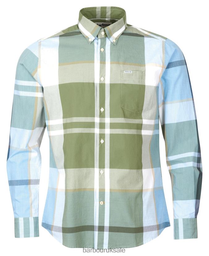 Harris Tailored Shirt Barbour Men R08LB6335 Clothing Summer Navy