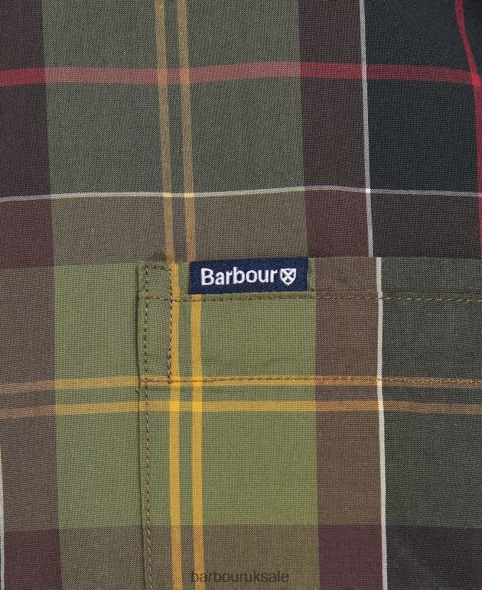 Kippford Tailored Shirt Barbour Men R08LB6398 Clothing Dress Tartan