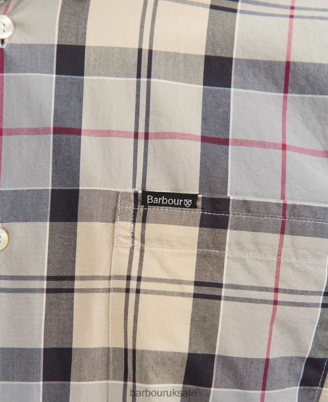 Kippford Tailored Shirt Barbour Men R08LB6425 Clothing Dress Tartan