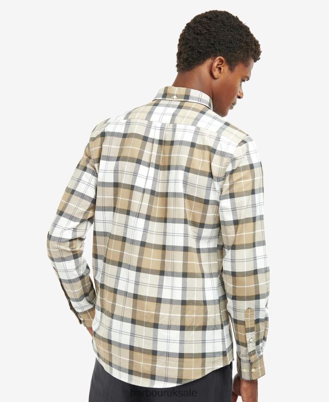 Lewis Tailored Shirt Barbour Men R08LB6416 Clothing Amble Sand Tartan