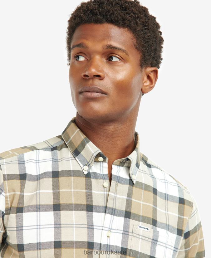 Lewis Tailored Shirt Barbour Men R08LB6416 Clothing Amble Sand Tartan