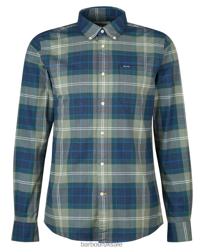 Lewis Tailored Shirt Barbour Men R08LB6417 Clothing Amble Sand Tartan