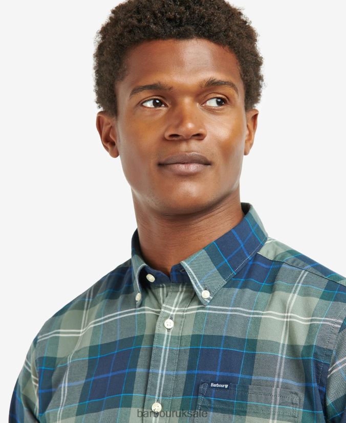 Lewis Tailored Shirt Barbour Men R08LB6417 Clothing Amble Sand Tartan