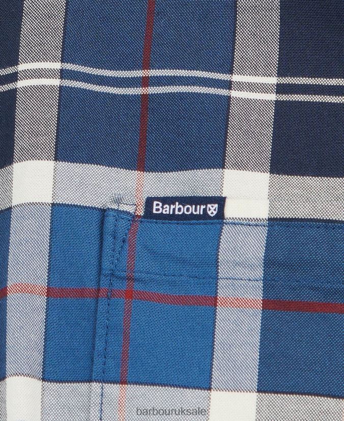 Lewis Tailored Shirt Barbour Men R08LB6427 Clothing Summer Navy