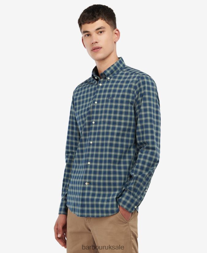 Lomond Tailored Shirt Barbour Men R08LB6339 Clothing Amble Sand Tartan