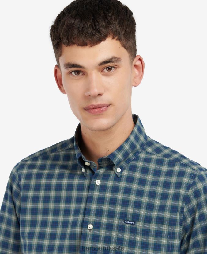Lomond Tailored Shirt Barbour Men R08LB6339 Clothing Amble Sand Tartan