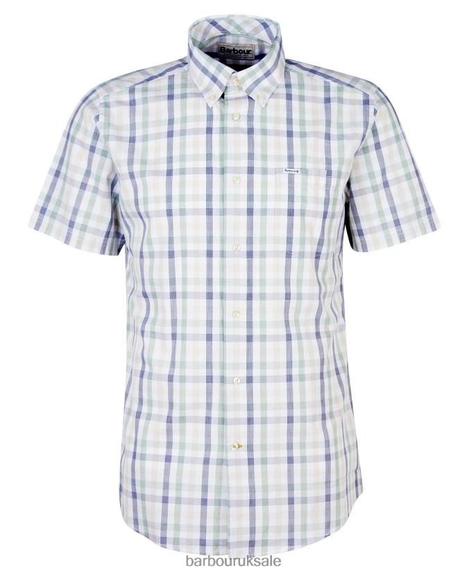 Longstone Short Sleeve Tailored Shirt Barbour Men R08LB6394 Clothing Red