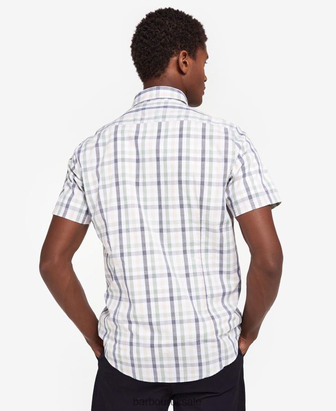 Longstone Short Sleeve Tailored Shirt Barbour Men R08LB6394 Clothing Red