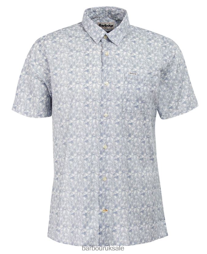 Lowick Regular Summer Shirt Barbour Men R08LB6315 Clothing Whisper White
