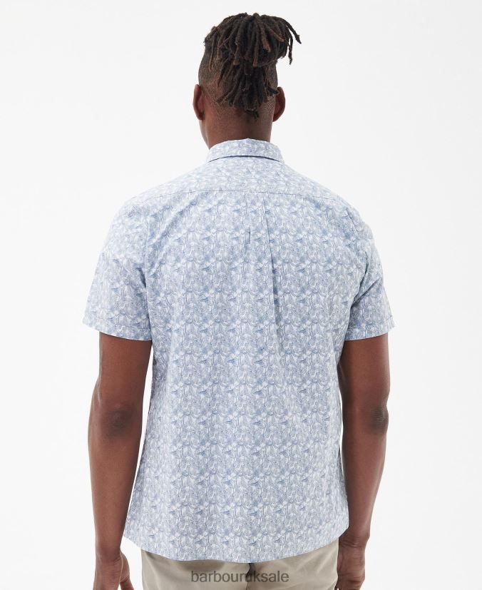 Lowick Regular Summer Shirt Barbour Men R08LB6315 Clothing Whisper White