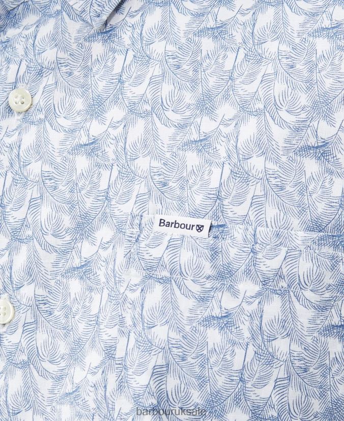 Lowick Regular Summer Shirt Barbour Men R08LB6315 Clothing Whisper White