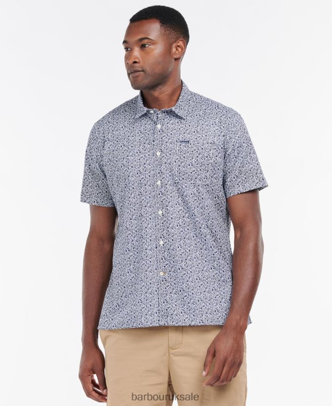 Melbury Short Sleeve Summer Shirt Barbour Men R08LB6338 Clothing Olive