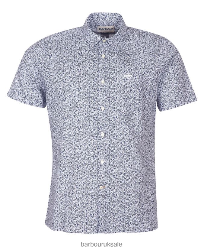Melbury Short Sleeve Summer Shirt Barbour Men R08LB6338 Clothing Olive