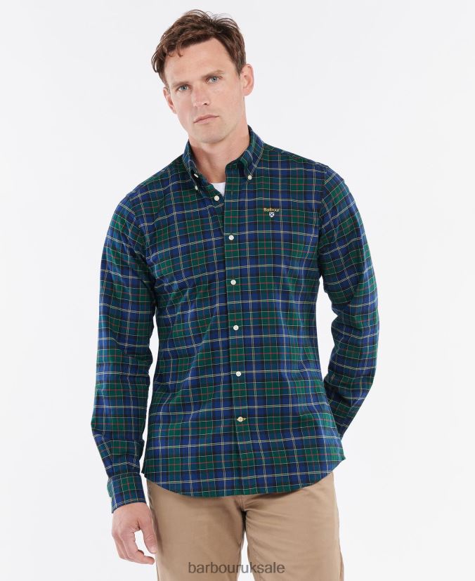 Oxbridge Tartan Tailored Shirt Barbour Men R08LB6347 Clothing Summer Ivy