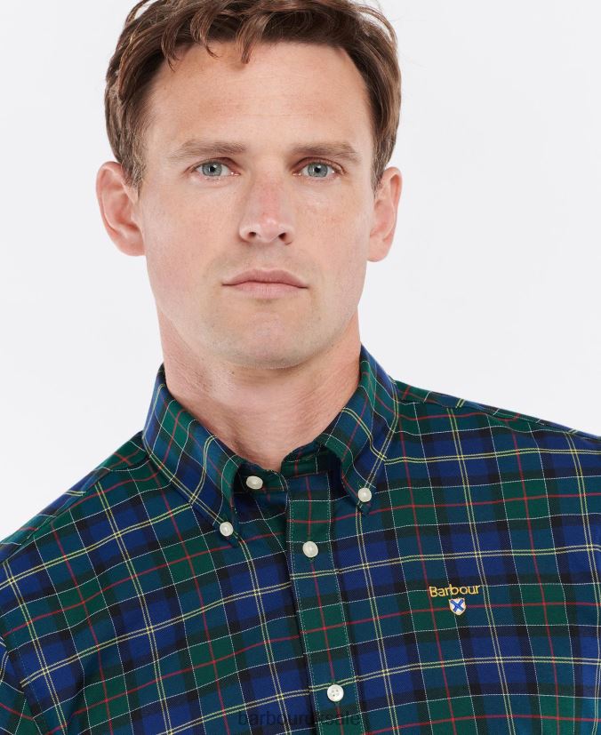 Oxbridge Tartan Tailored Shirt Barbour Men R08LB6347 Clothing Summer Ivy