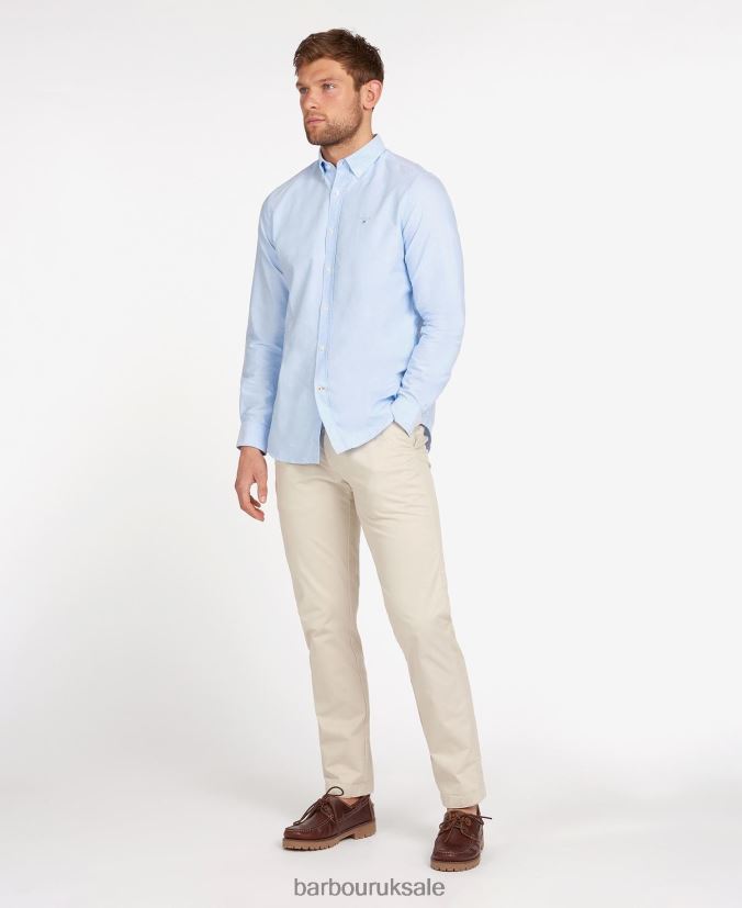 Oxford 3 Tailored Shirt Barbour Men R08LB6364 Clothing Green