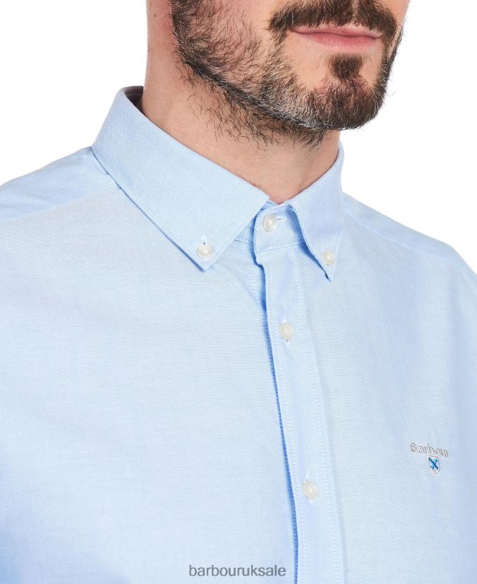 Oxford 3 Tailored Shirt Barbour Men R08LB6364 Clothing Green
