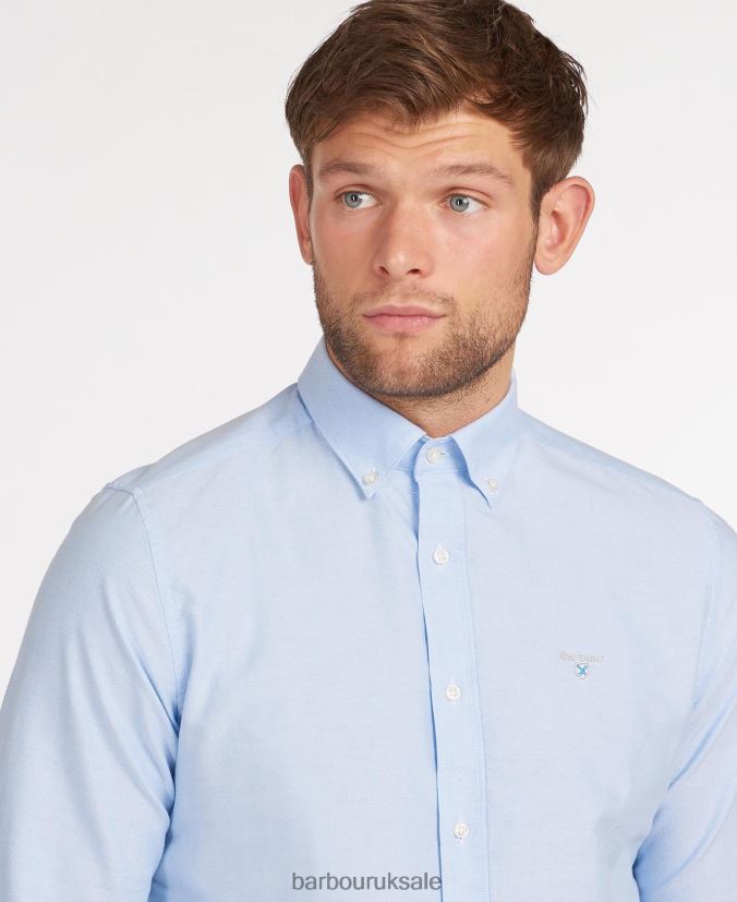 Oxford 3 Tailored Shirt Barbour Men R08LB6364 Clothing Green