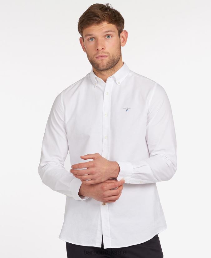 Oxford 3 Tailored Shirt Barbour Men R08LB6409 Clothing Green