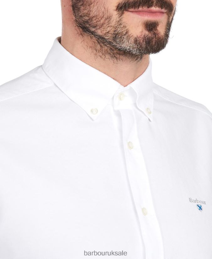 Oxford 3 Tailored Shirt Barbour Men R08LB6409 Clothing Green