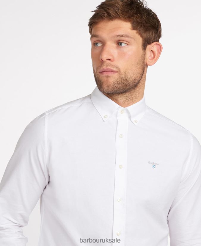 Oxford 3 Tailored Shirt Barbour Men R08LB6409 Clothing Green