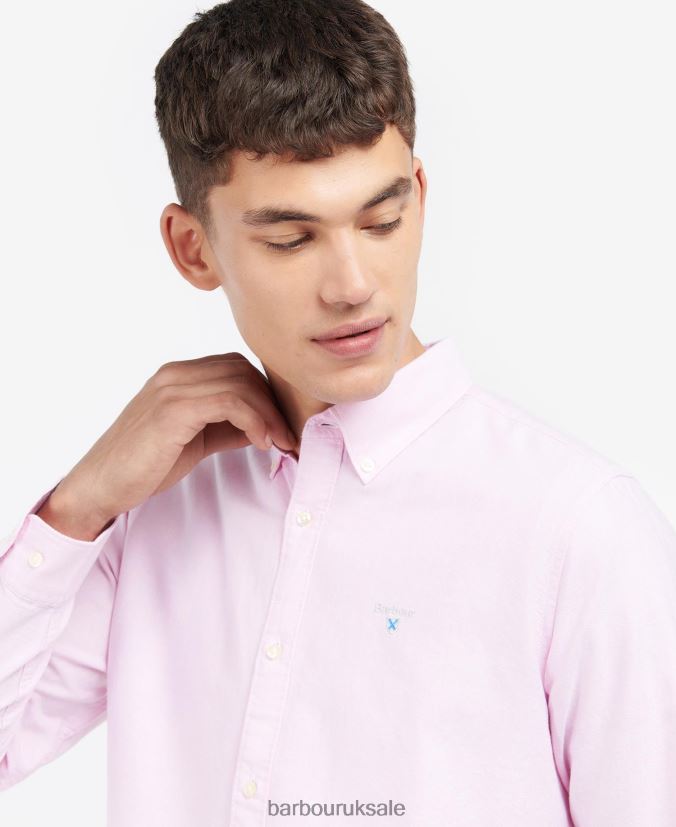 Oxford Tailored Shirt Barbour Men R08LB6357 Clothing Classic Pink