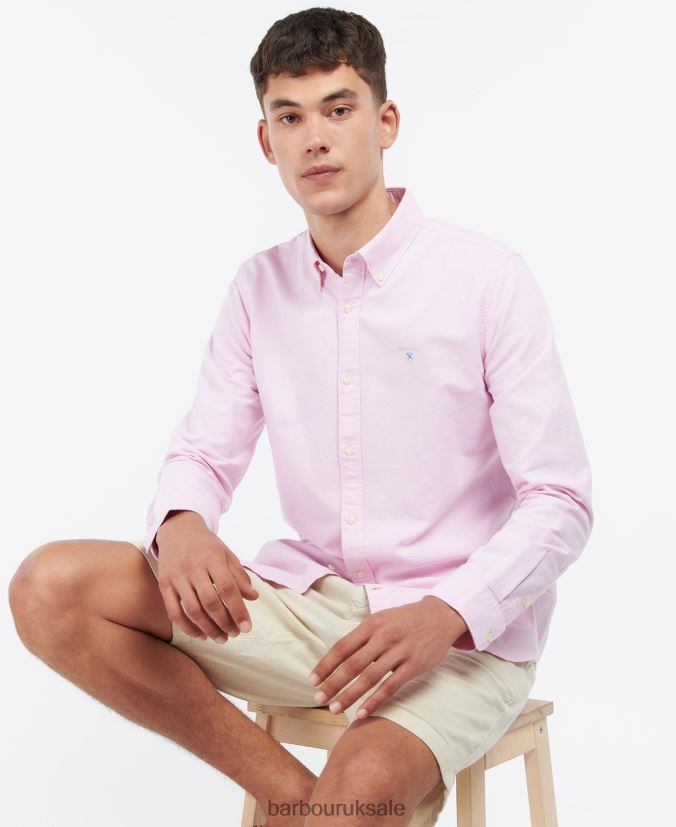 Oxford Tailored Shirt Barbour Men R08LB6357 Clothing Classic Pink