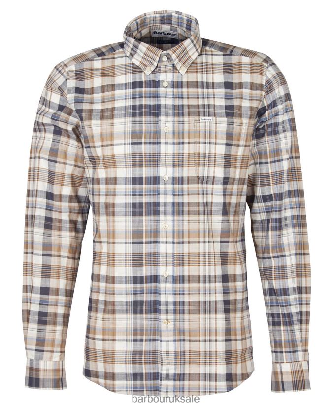 Seacove Tailored Shirt Barbour Men R08LB6430 Clothing Classic Blue