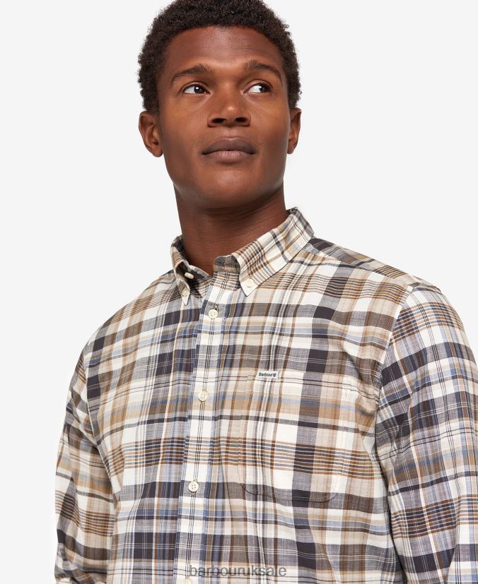 Seacove Tailored Shirt Barbour Men R08LB6430 Clothing Classic Blue