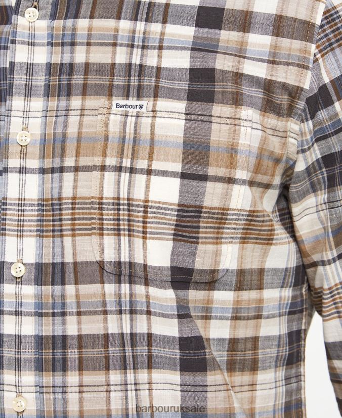 Seacove Tailored Shirt Barbour Men R08LB6430 Clothing Classic Blue
