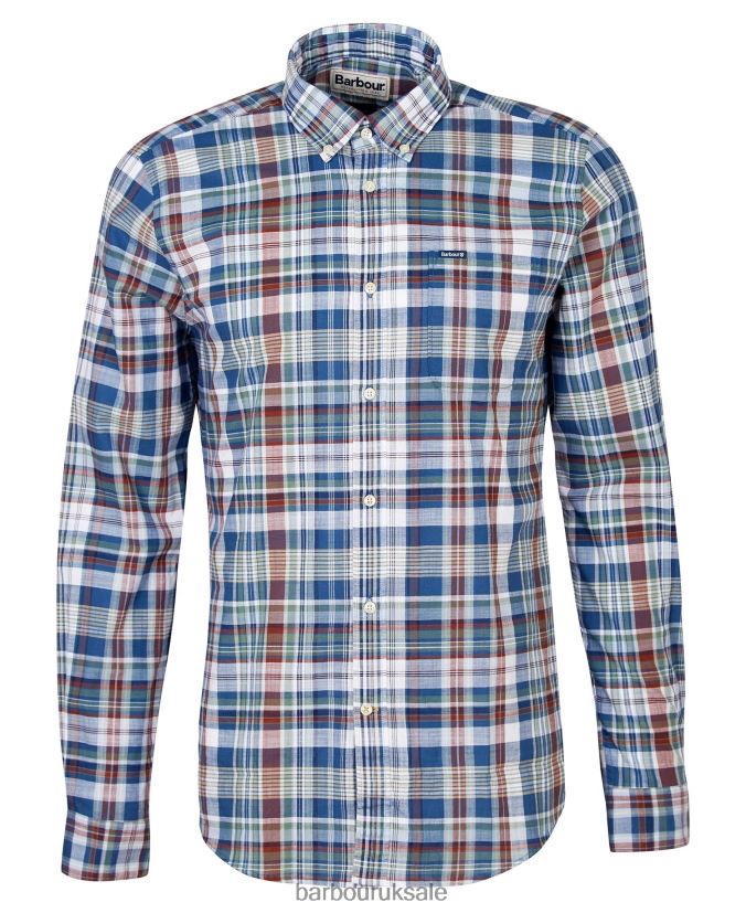 Seacove Tailored Shirt Barbour Men R08LB6433 Clothing Classic Blue