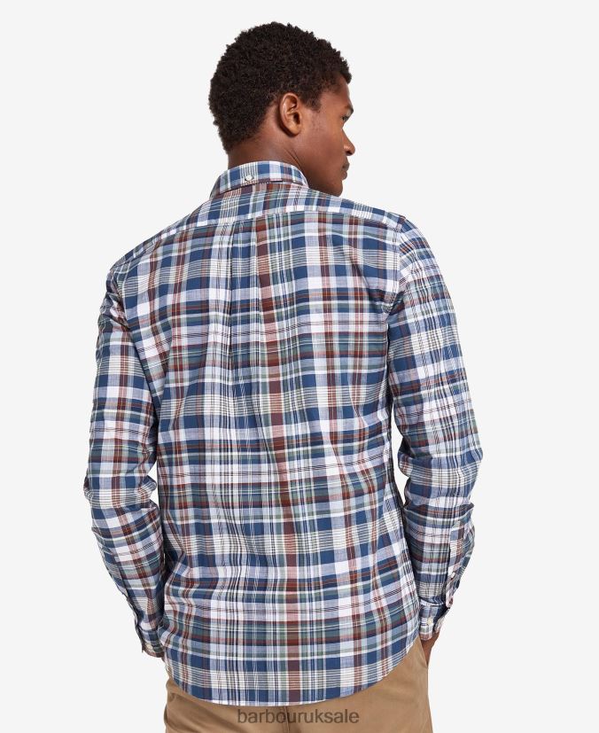 Seacove Tailored Shirt Barbour Men R08LB6433 Clothing Classic Blue