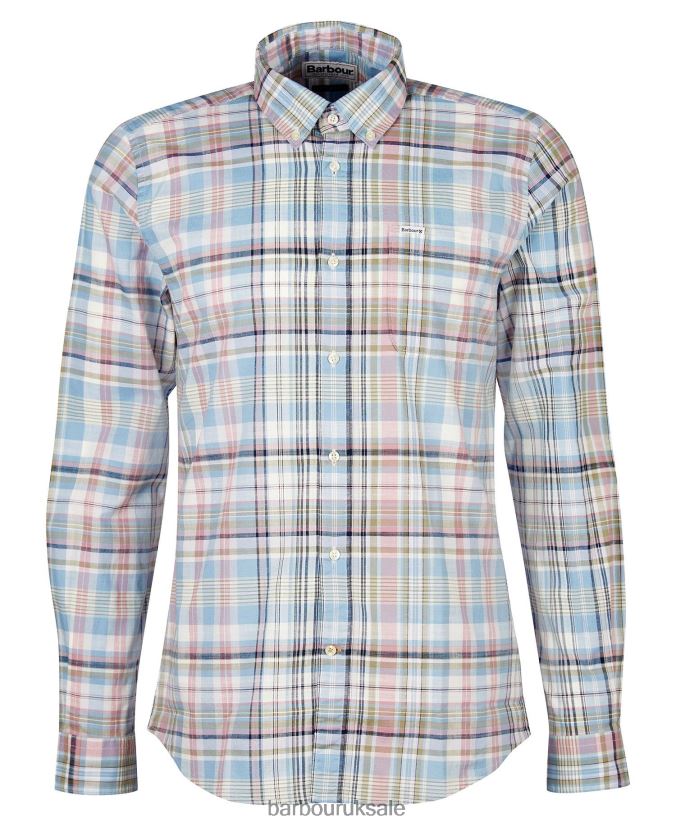 Seacove Tailored Shirt Barbour Men R08LB6507 Clothing Classic Blue