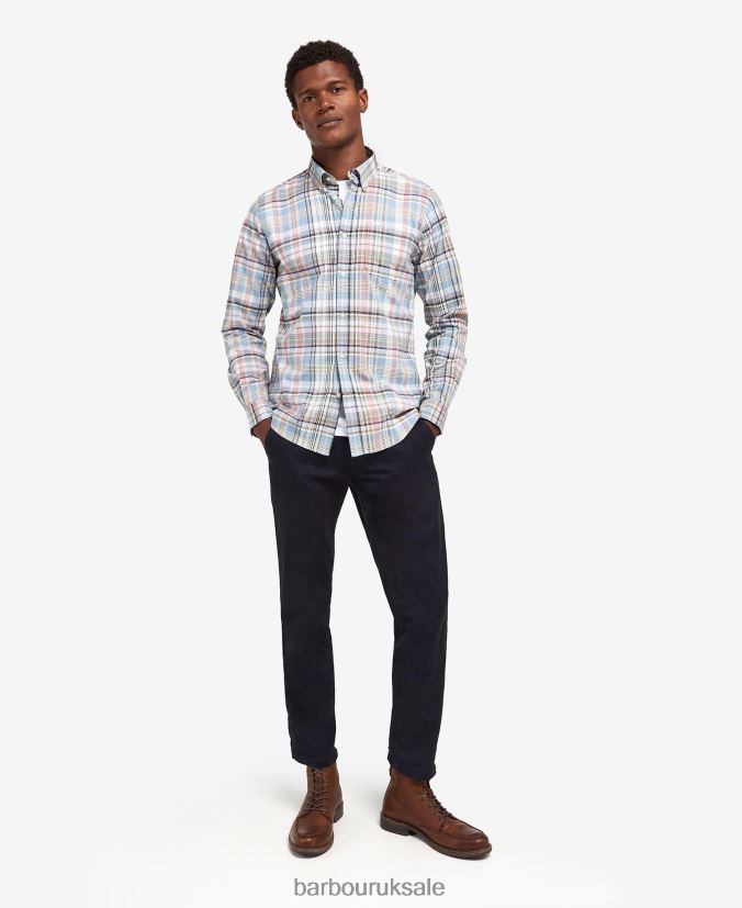 Seacove Tailored Shirt Barbour Men R08LB6507 Clothing Classic Blue