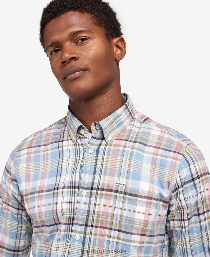 Seacove Tailored Shirt Barbour Men R08LB6507 Clothing Classic Blue