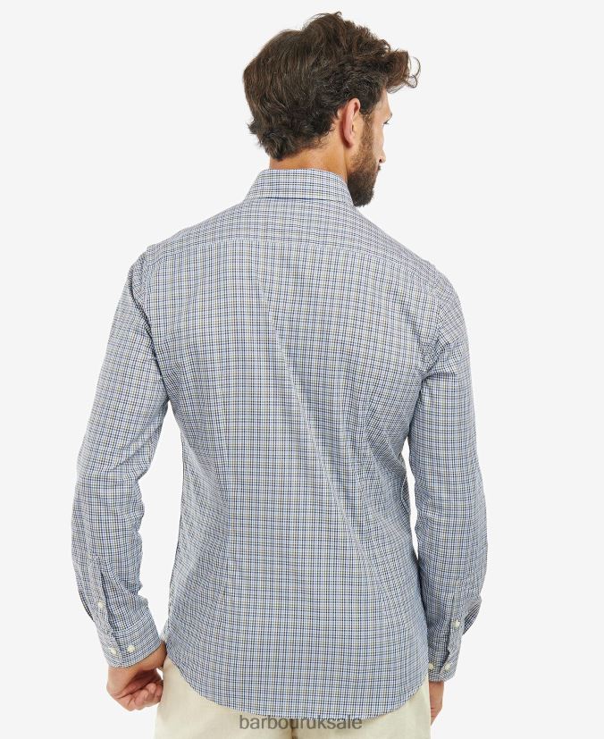 Stanhope Performance Checked Shirt Barbour Men R08LB6401 Clothing Stone