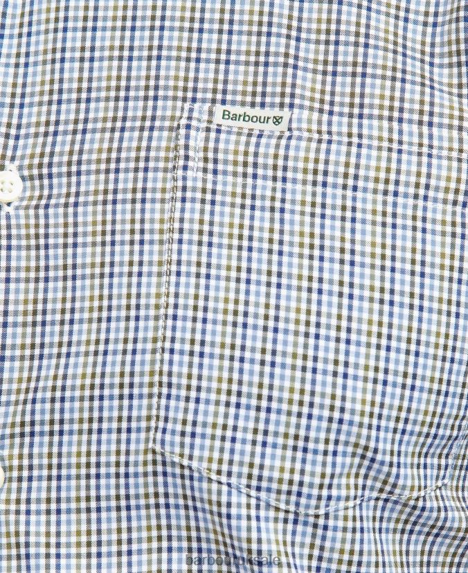 Stanhope Performance Checked Shirt Barbour Men R08LB6401 Clothing Stone